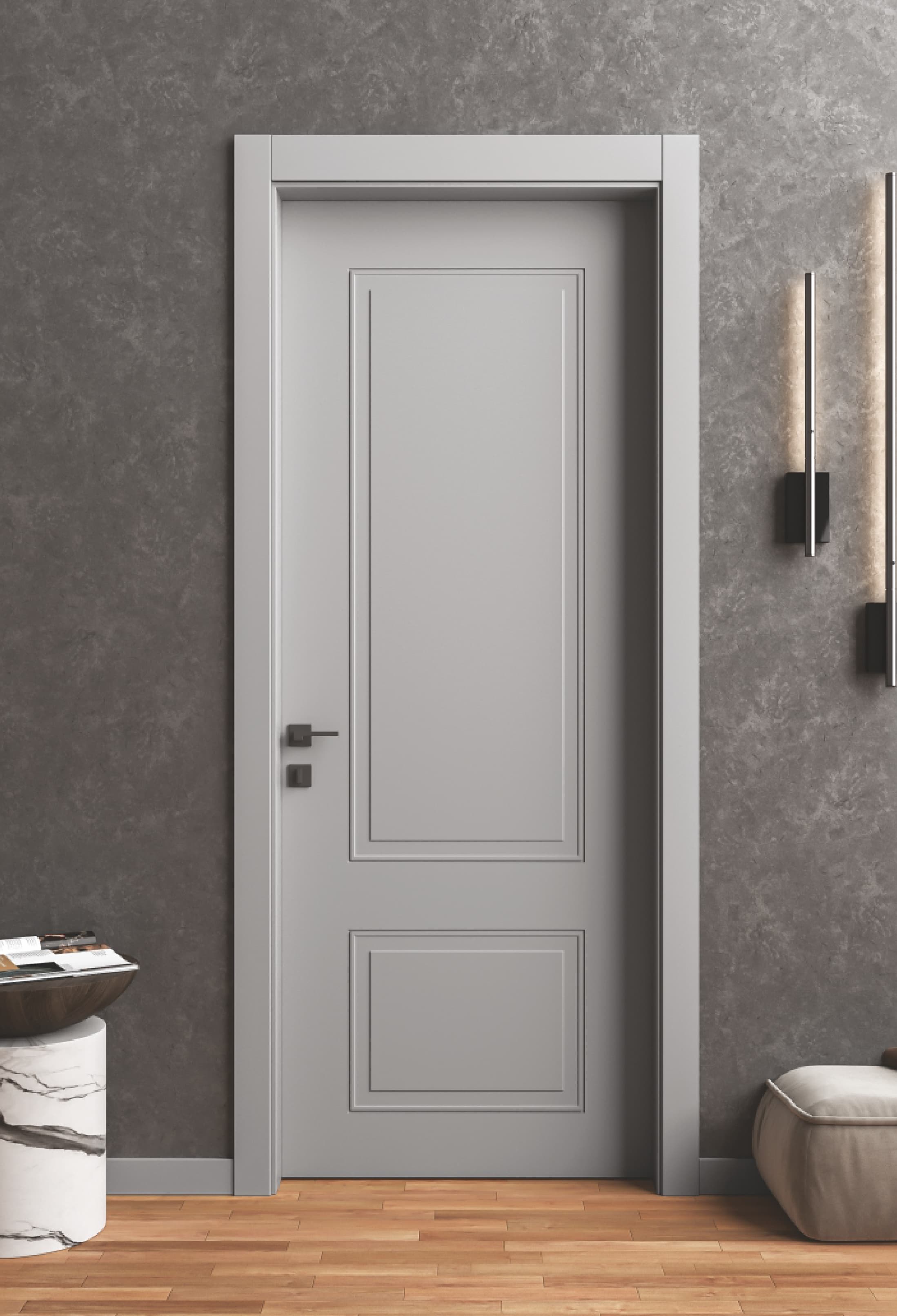 Cone Soft Touch Tungsten Grey interior door