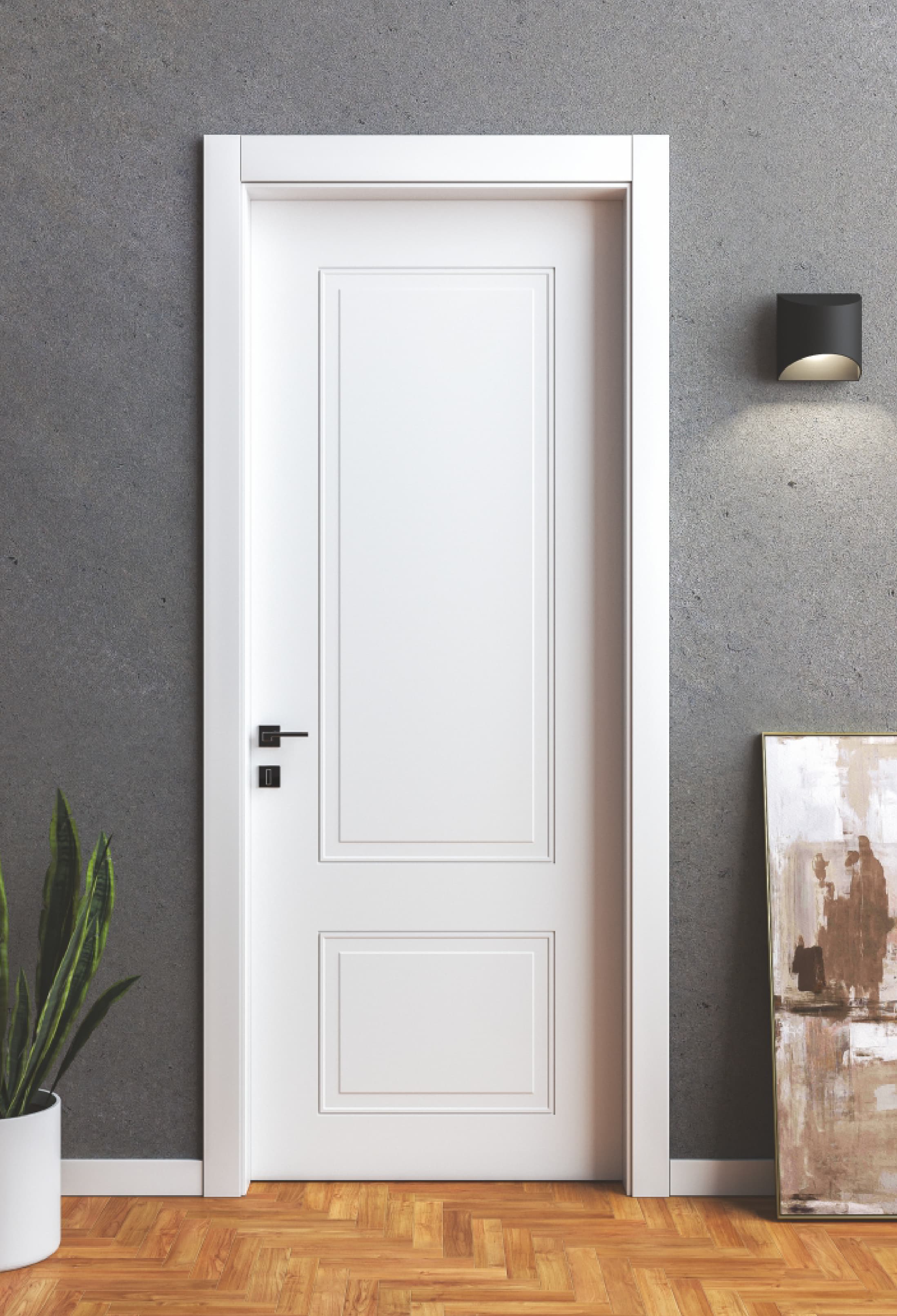 Cone Soft Touch White interior door